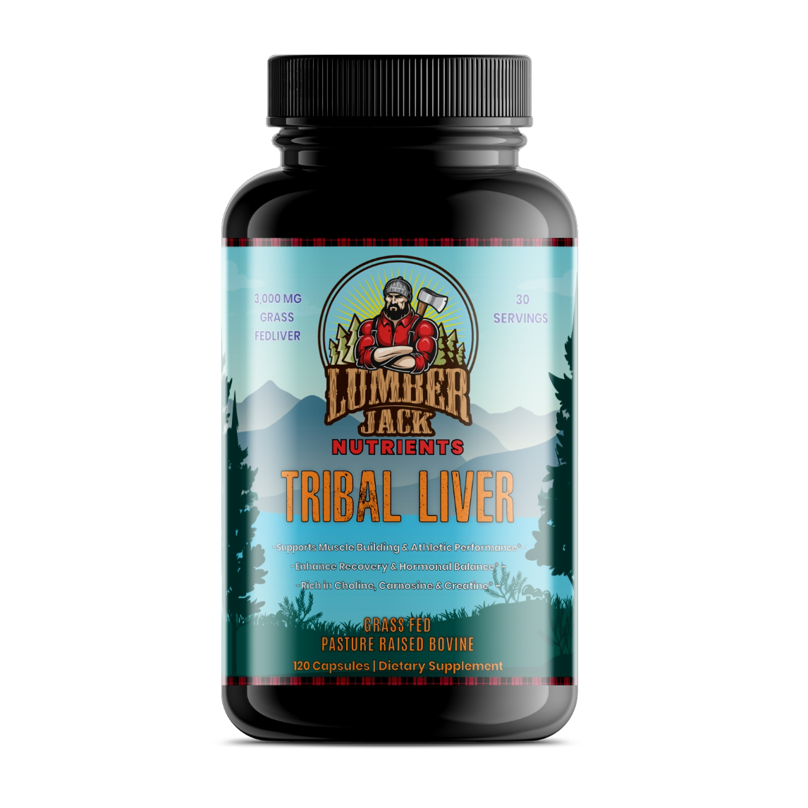 TRIBAL LIVER - Grass Fed Desiccated Beef Liver Capsules