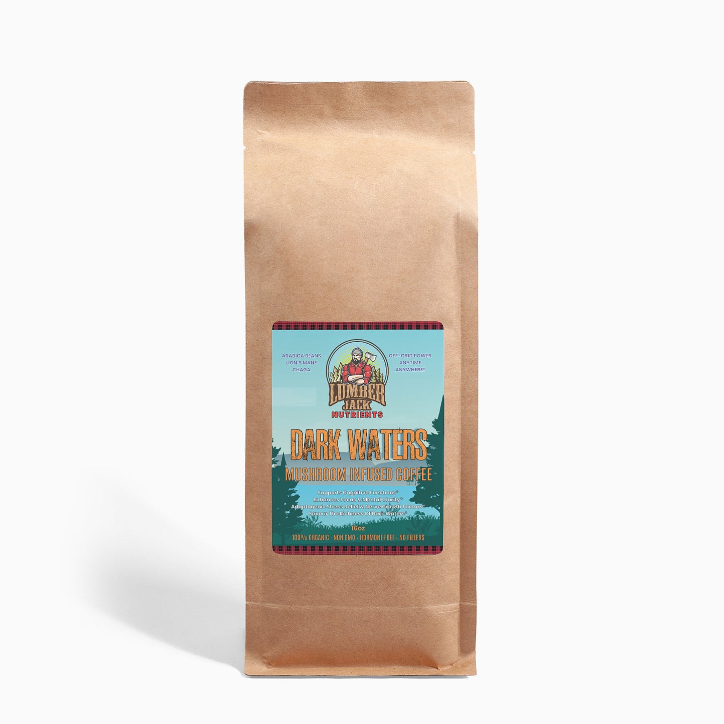 DARK WATERS - Mushroom Infused Coffee -