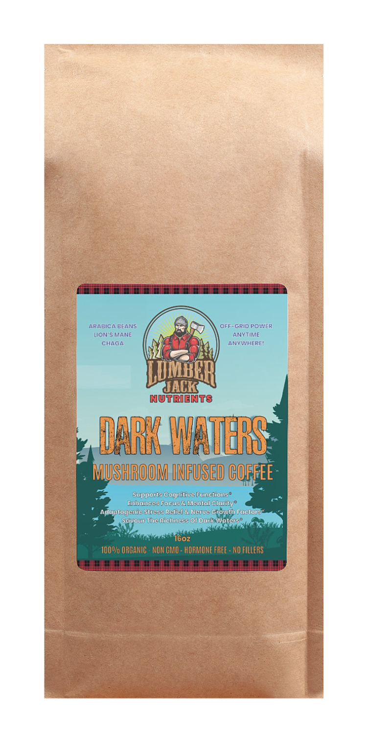 DARK WATERS - Mushroom Infused Coffee -